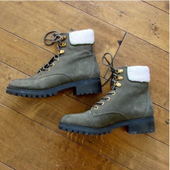 Aldo Rhaymma Winter Boots Olive Green Hiking Lug Sole 7 BRAND NEW IN BOX NWT - Picture 11 of 14
